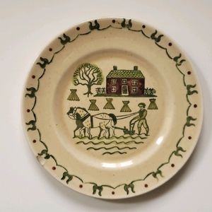 Metlox Poppytrail Homestead Provincial Platter
